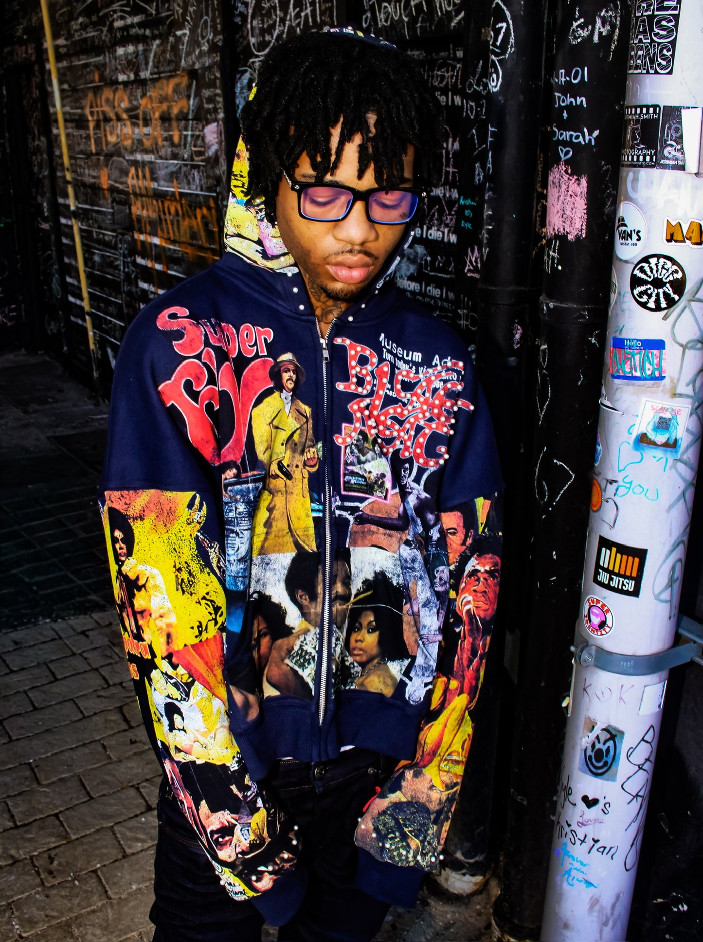 THE BLAXPLOITATION ZIPUP HOODIE